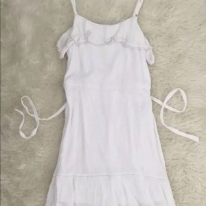 White D-Signed Girls Boho Summer Dress